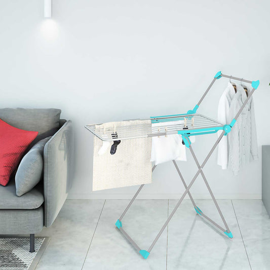 Wäscheständer, Wäschetrockner, auf Rollen, Wäscheständer Stabil, Wäscheständer Klappbar, Robust, Colombo Olympo, 2