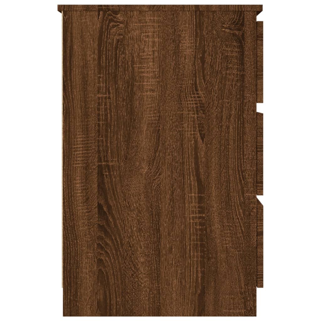 Schreibtisch, Schreibtisch Holz, 140x50x77 cm, Schreibtisch mit Schubladen, Holzwerkstoff, Braun Eichen-Optik, vidaXL, 4