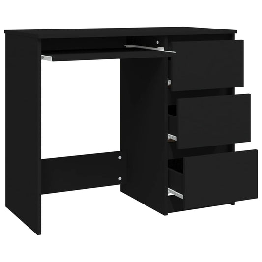 Schreibtisch, Schreibtisch Schmal, Schreibtisch mit Schubladen, vidaXL, 2
