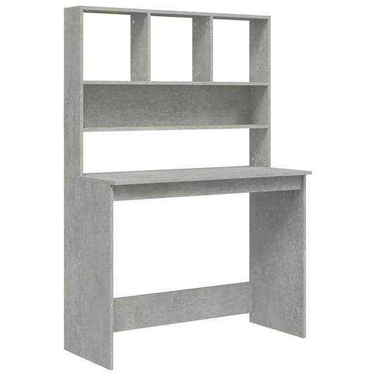 Schreibtisch, Schreibtisch mit Stauraum, Schreibtisch Holz, Kleiner Schreibtisch, Schreibtisch mit Regal, vidaXL, 2