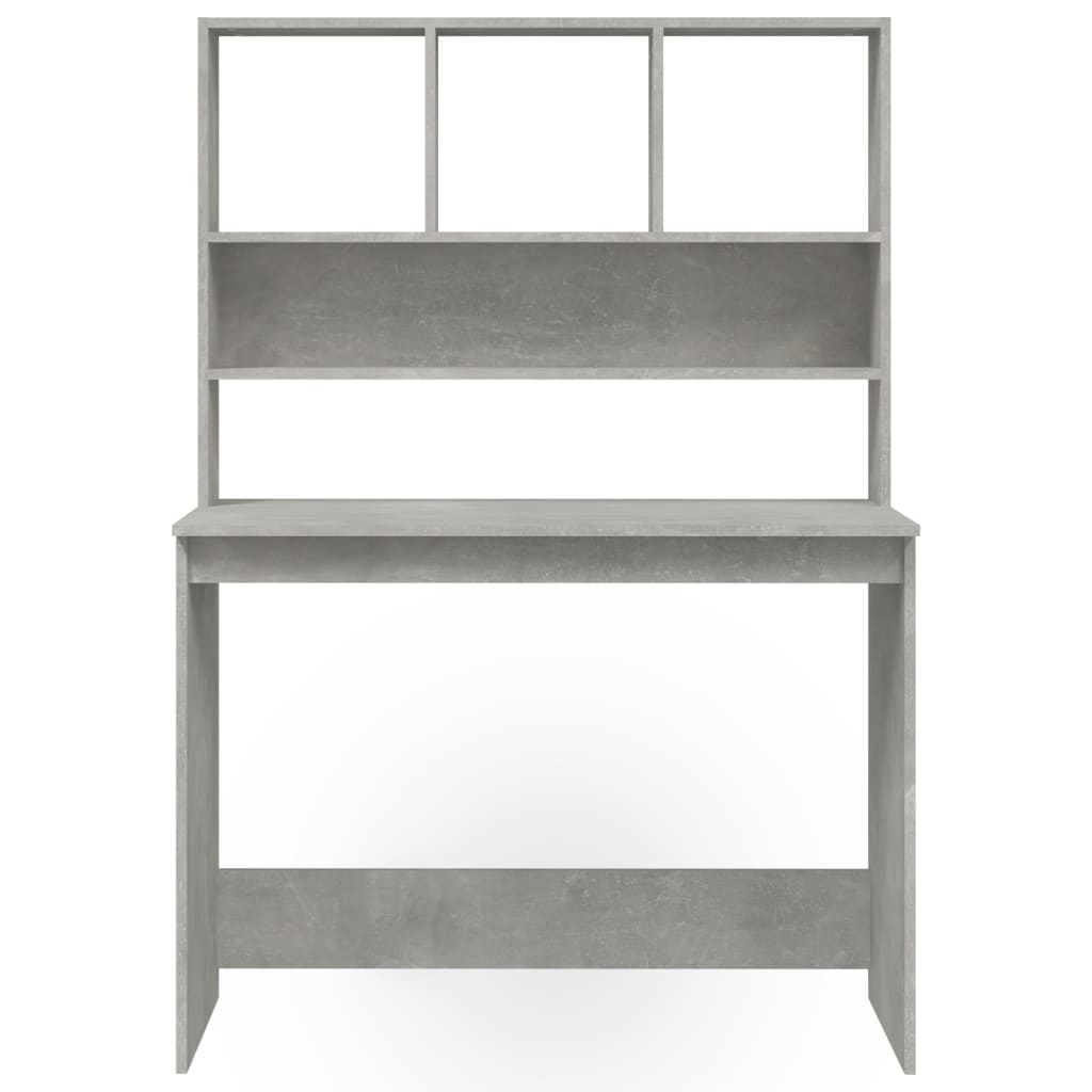 Schreibtisch, Schreibtisch mit Stauraum, Schreibtisch Holz, Kleiner Schreibtisch, Schreibtisch mit Regal, vidaXL, 5