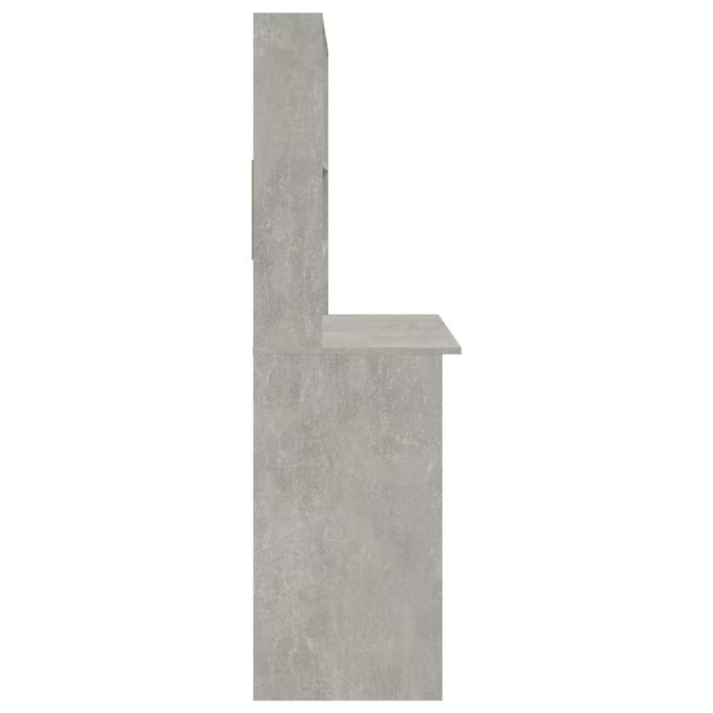 Schreibtisch, Schreibtisch mit Stauraum, Schreibtisch Holz, Kleiner Schreibtisch, Schreibtisch mit Regal, vidaXL, 6
