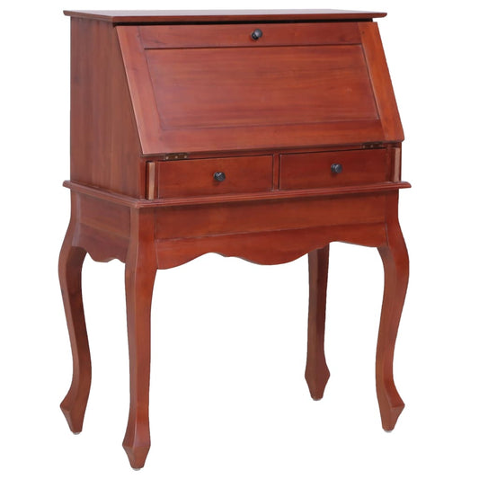 Sekretär, Kleiner Schreibtisch, 78×42×103 cm,  Massivholz Mahagoni, vidaXL, 2