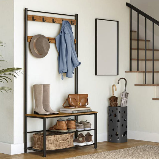 garderobenständer mit sitzbank, schuhregal garderobe, schuhregal mit garderobe, garderobe vasagle, Vasagle