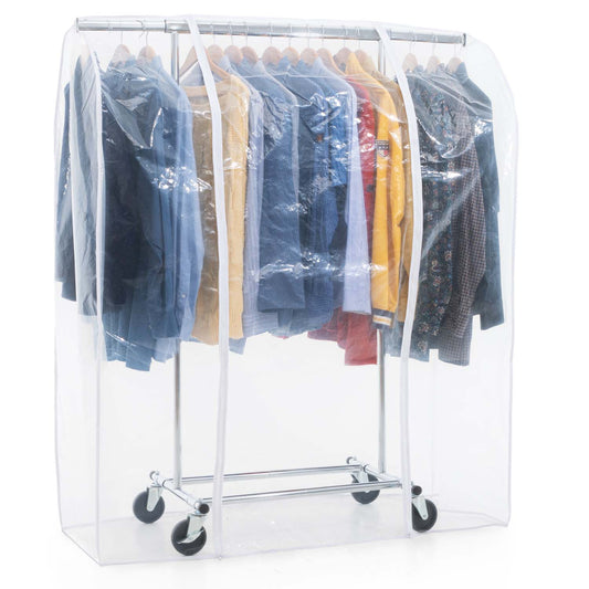 Stoffschrank, Faltschrank, Schwerlast Kleiderständer, bis 100 kg, Kleiderständer mit Abdeckung, Tatkraft Darren & Anwalt, 1