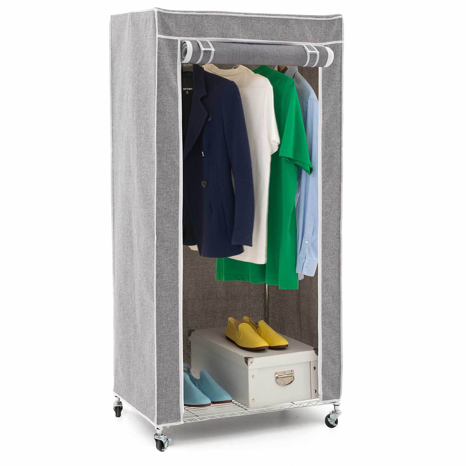 Stoffschrank, Stoffkleiderschrank, Faltschrank, Kleiderschrank Stoff, Stoff Kleiderschrank, Faltkleiderschrank, 3