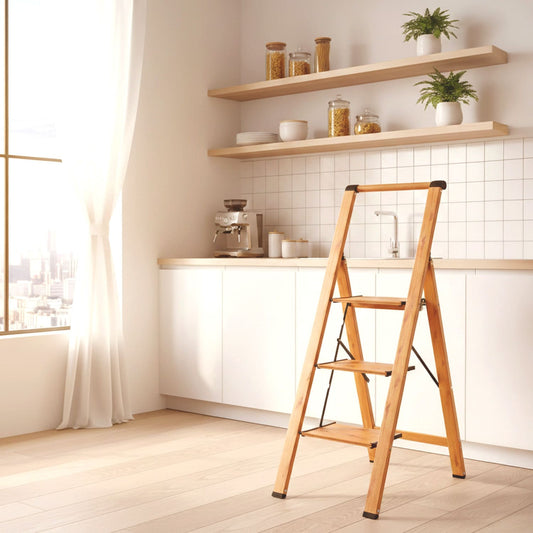 Trittleiter, Trittleiten 3 stufen, Trittleiter klappbar, Tatkraft Up, kitchen