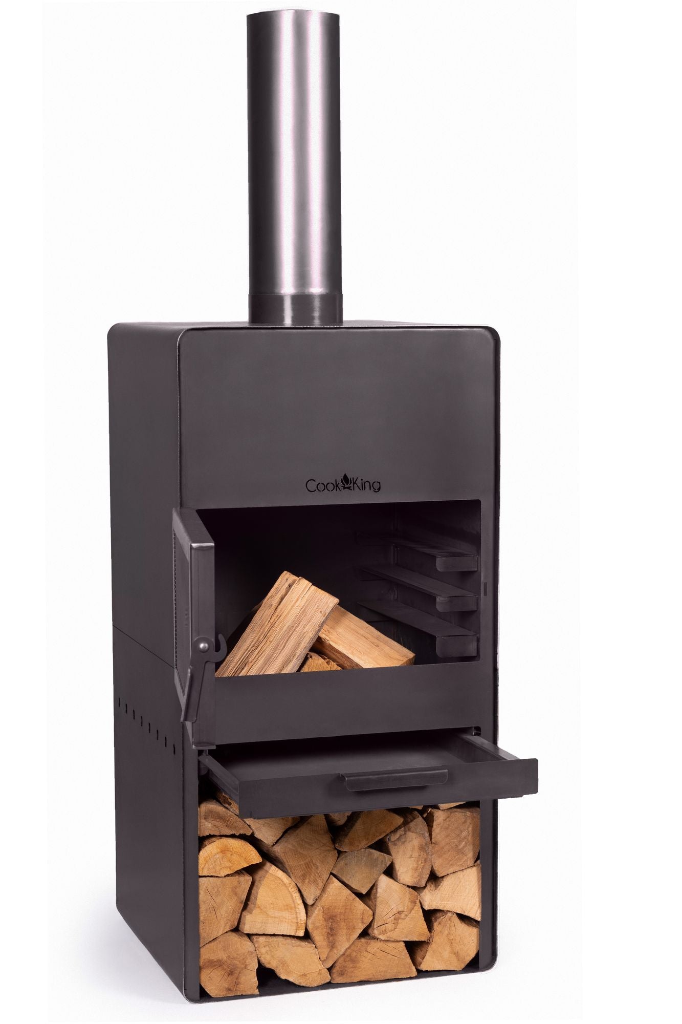 Terrassenofen, Gartenkamin, Gartenofen, Outdoor Ofen, Outdoor Backofen, Zeltofen Gartenofen, Gartenofen VENTO, Cook King, 1