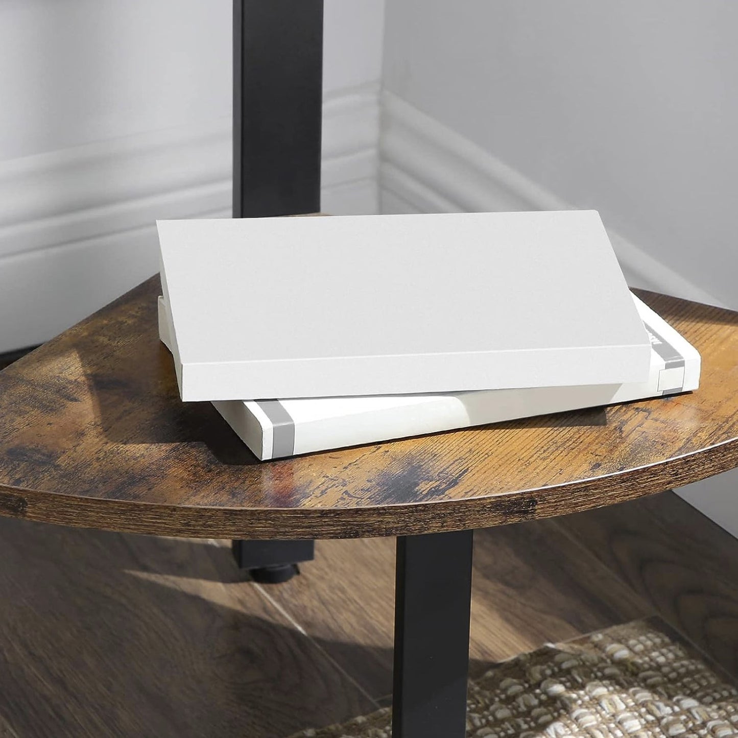 Vasagle - Eckregal, Bücherregal im Industrie-Design