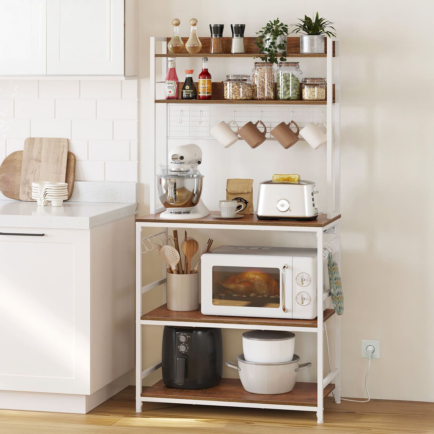 Küchenregal, Küchenregal Stehend, Vasagle