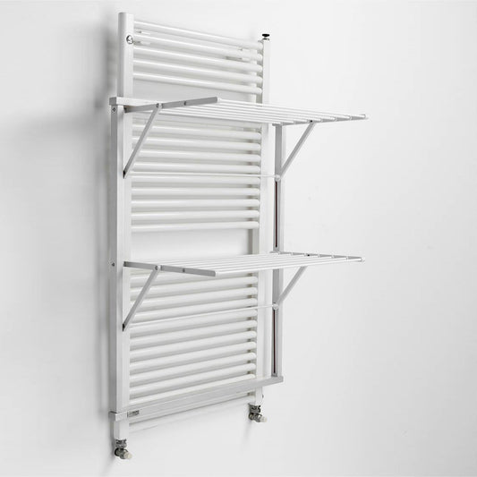 Wäscheständer Platzsparend, Wäscheständer für Heizkörper, 10 m Wäscheleine, weiß, ARIT KLAUS, 2