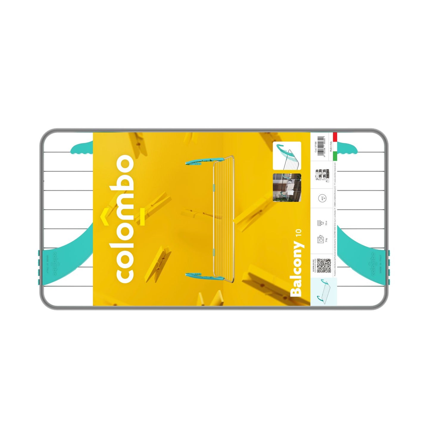 Wäscheständer, Wäscheständer Balkon, Wäsche trocknen balkon, Colombo BALCONY 10, 4