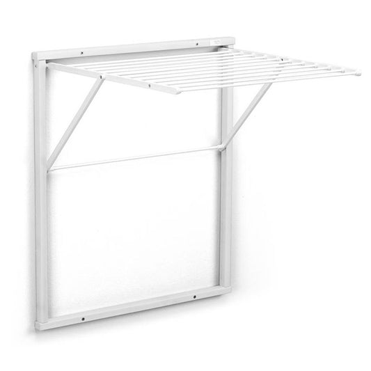 Wäscheständer wand, Wandwäschetrockner, Trockengestell für die Wand KLEDY, 6,5 Meter Wäscheleine, Weiß, ARIT KLEDY