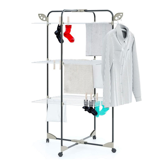 Wäscheständer, Wäscheständer Turm, Turmwäscheständer, Wäscheständer Platzsparend, Wäscheständer Klappbar, Alpina 30, 1