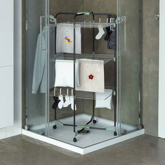 Wäscheständer, Wäscheständer Turm, Turmwäscheständer, Wäscheständer Platzsparend, Wäscheständer Klappbar, Alpina 30, 3