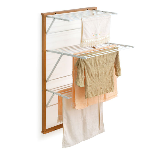 Wäscheständer, Wäscheständer Wand, Wandwäschetrockner, Trockengestell für die Wand, 15 Meter Wäscheleine, ARIT KARIM