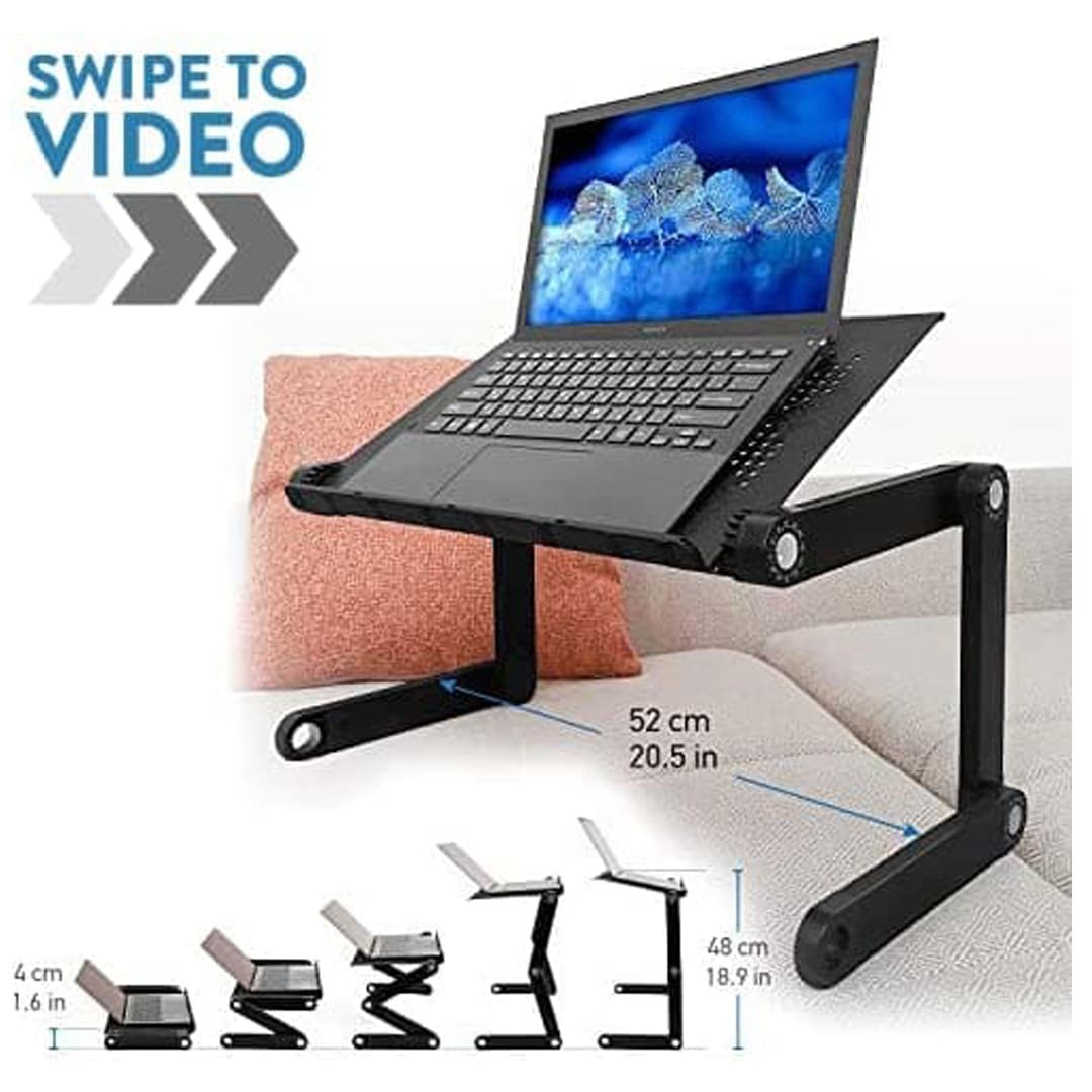 Laptoptisch, Laptop Ständer, Laptoptisch Höhenverstellbar, Laptoptisch Sofa, Laptoptisch Bett, WonderWorker Newton, 5