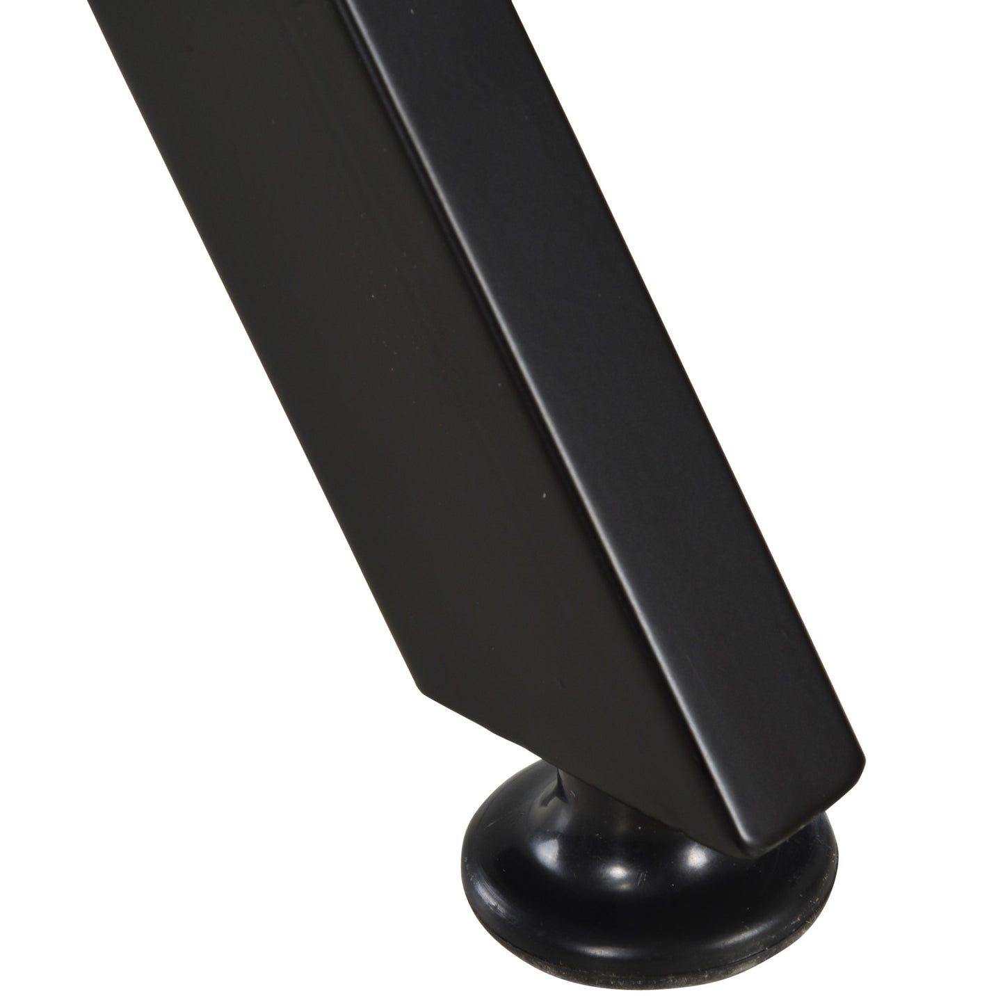 HOMCOM - Gaming-Tisch Schreibtisch Kopfhörerhaken Stahl+MDF Schwarz 120x60x90cm