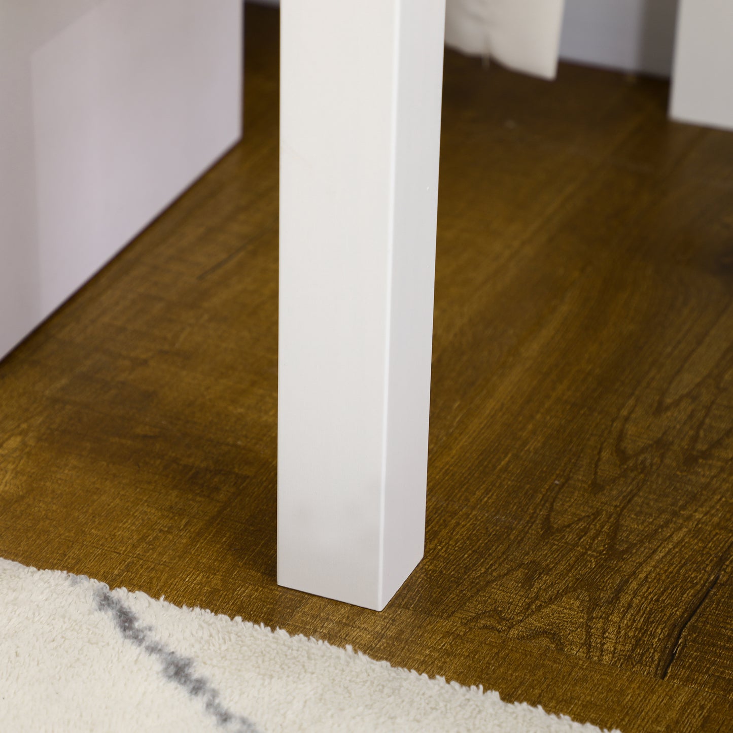 HOMCOM - Schreibtisch, Computertisch mit Schubladen, Offenen Fächern, Bürotisch mit Korkbrett, PC Tisch, Arbeitstisch, Weiß