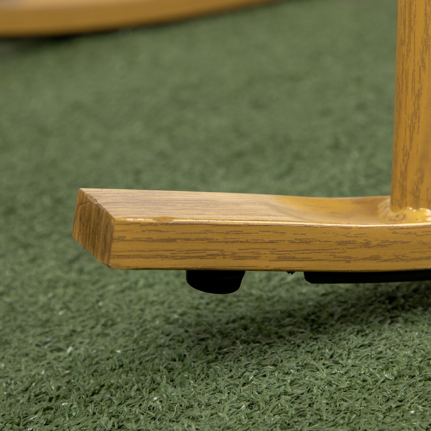 Outsunny - Gartenmöbelset für Personen 2 Schaukelstühle, 1 Beistelltisch, robustes Polyrattan, inkl. Sitzauflagen