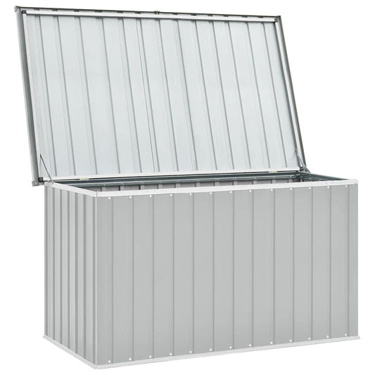 vidaXL Gartenbox Grau 129x67x65 cm