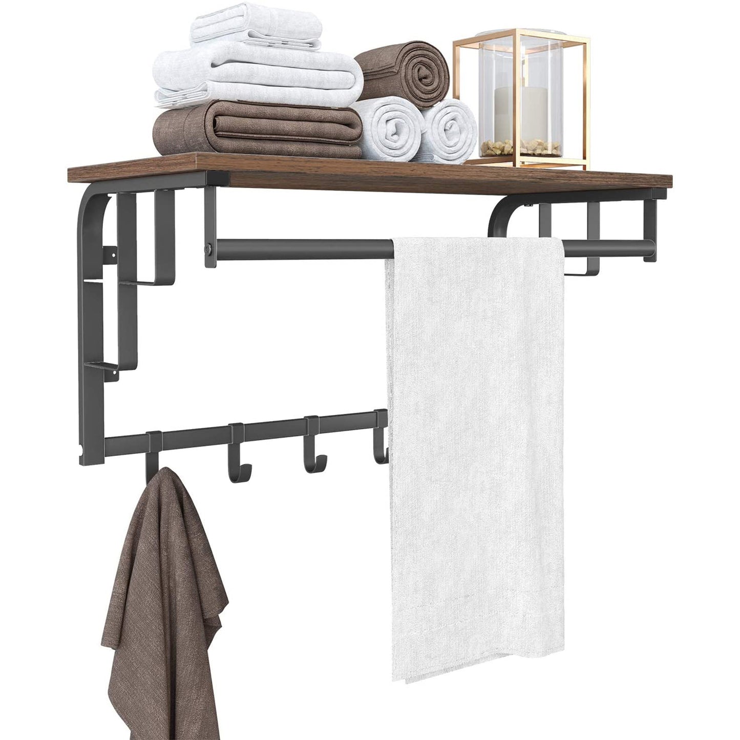 Wandgarderobe mit Ablage