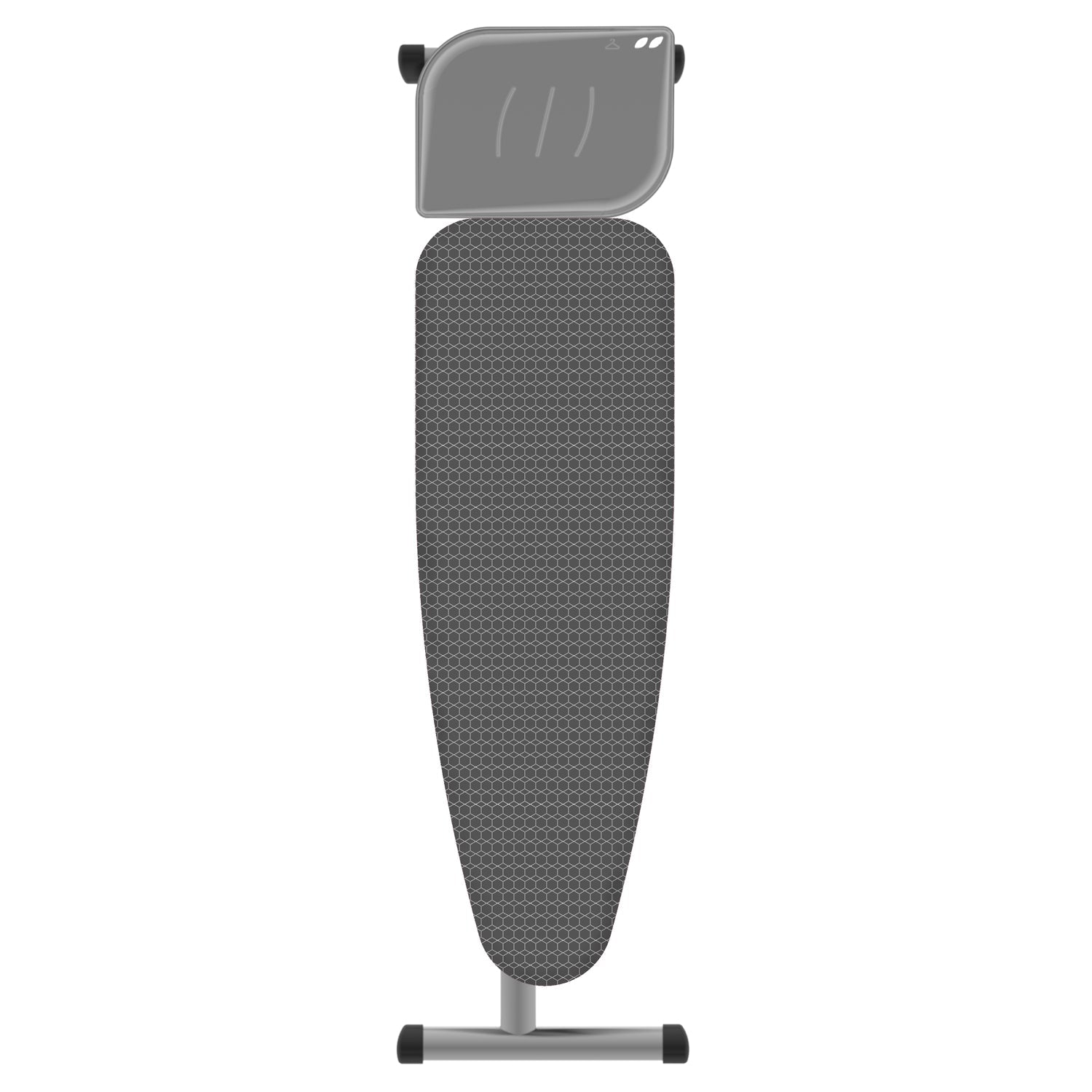 Bügelbrett, Bügelbrett Klappbar, Einstellbare 71-98 cm, Verstärkter Dampfbügel Halter, Made  in Italien, Colombo Alluminia, 2