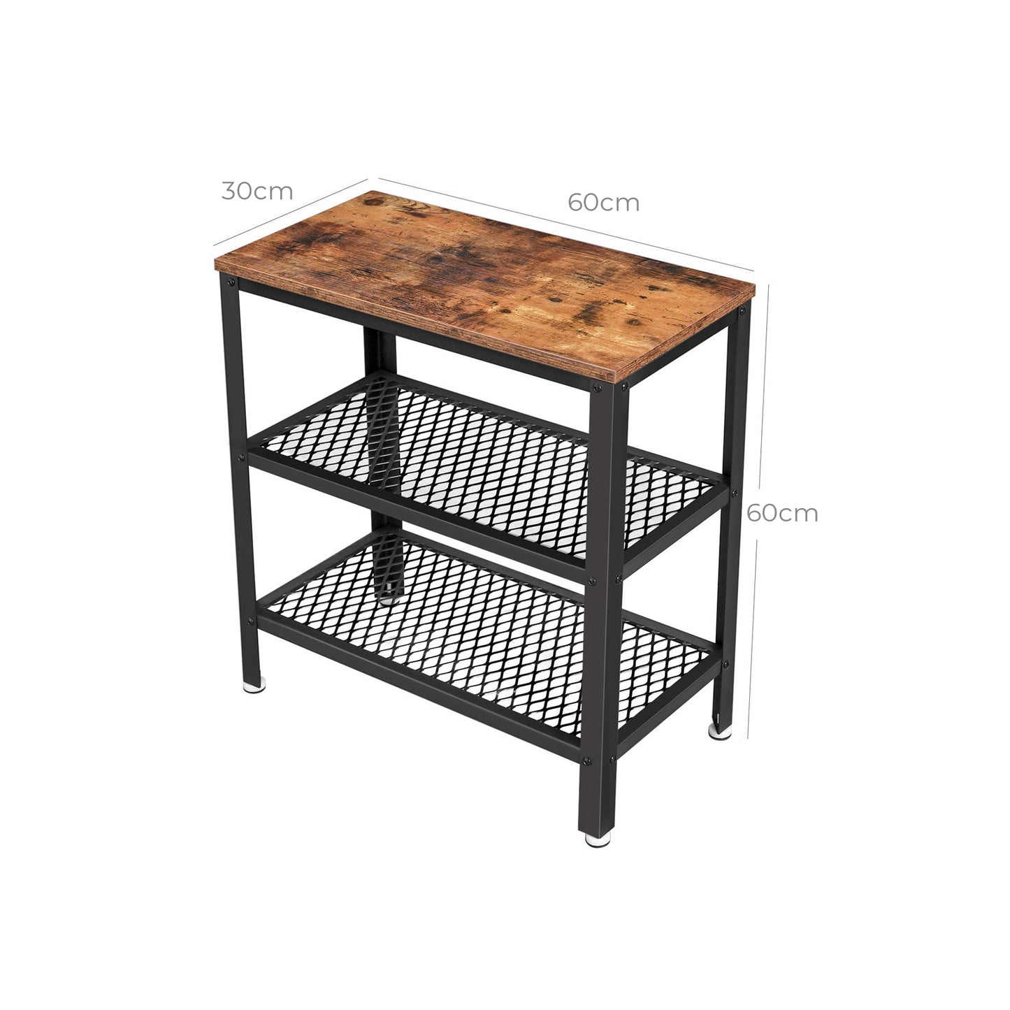 Wohnzimmertisch, Beistelltisch, Couchtisch, Couchtisch Holz, Sofatisch, Dekotisch, Wohnzimmertisch Schmal, Vasagle, 6