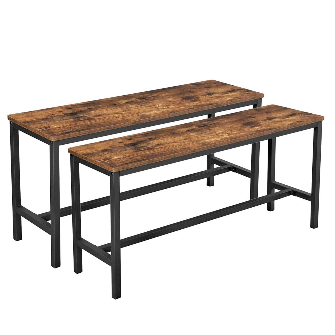 Sitzbänke für Esszimmertisch, 2er Set, Küchenbänke, Esstischbänke, 108 x 32,5 x 50 cm, Küche