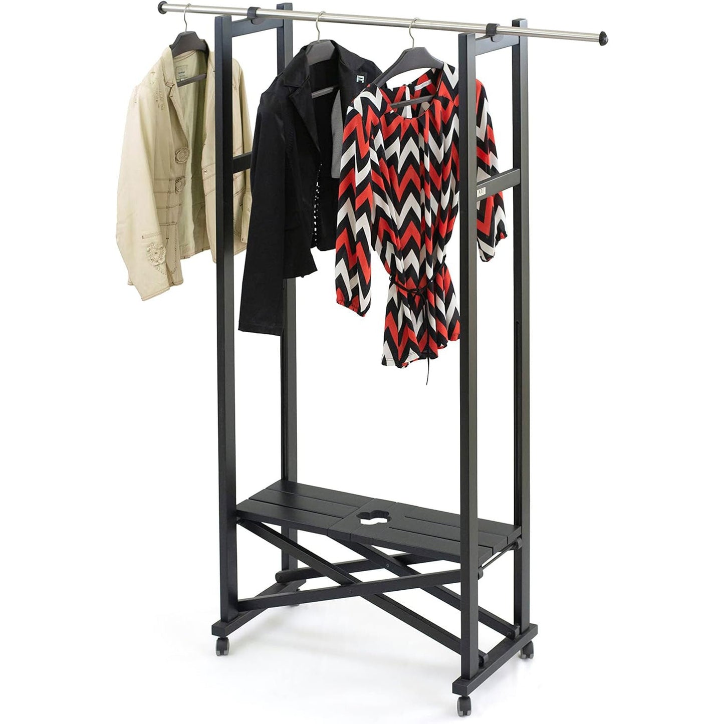 Garderobe, Kleiderständer Holz, Garderobenständer Holz, Kleiderständer Holz Klappbar, Kleiderständer ausziehbar, ARIT ELIOS,8