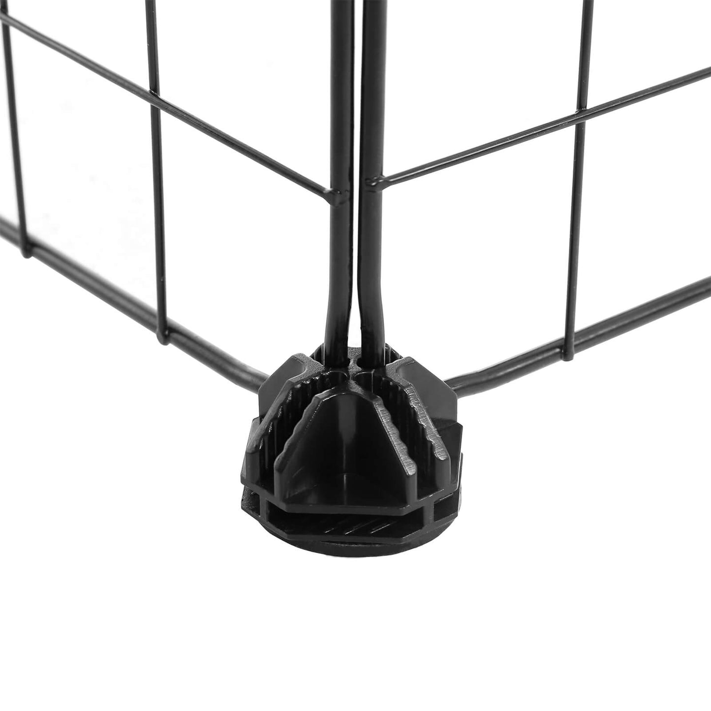 Songmics - Laufgitter für Kleintiere, Käfig für Meerschweinchen, Gittergehege für den Innenbereich, DIY, inkl. Gummihamme