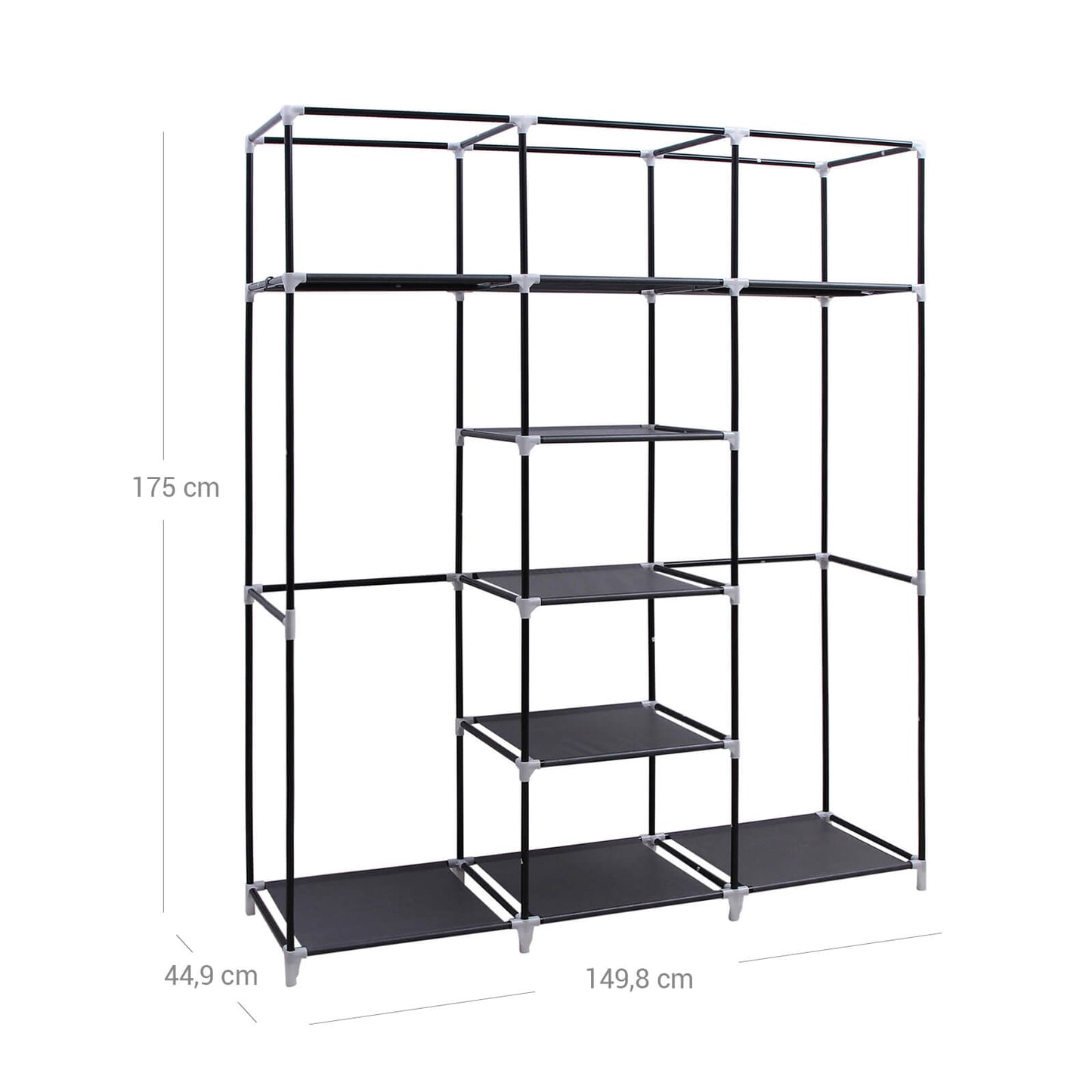 Großer Stoffschrank, Faltschrank, Stabil, SONGMICS