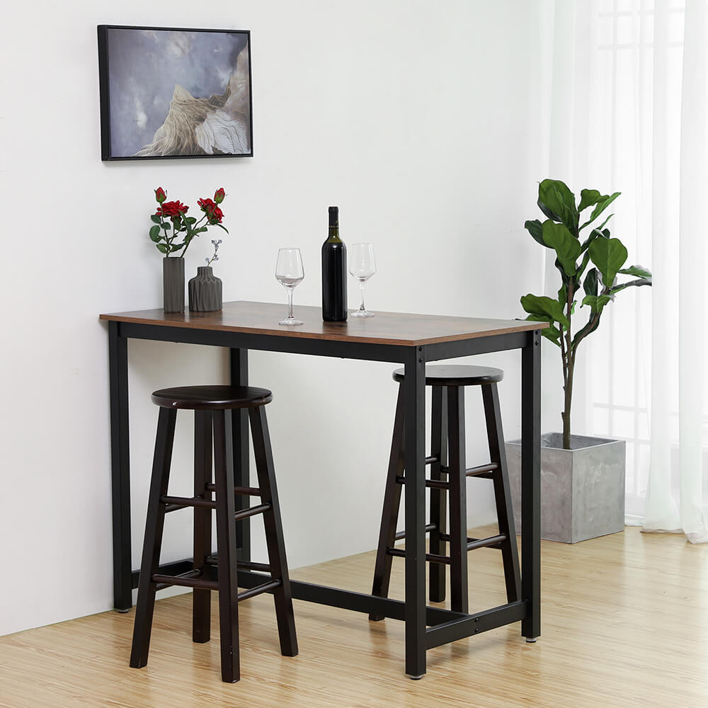 VASAGLE - Bartisch, 120 x 60 x 90 cm