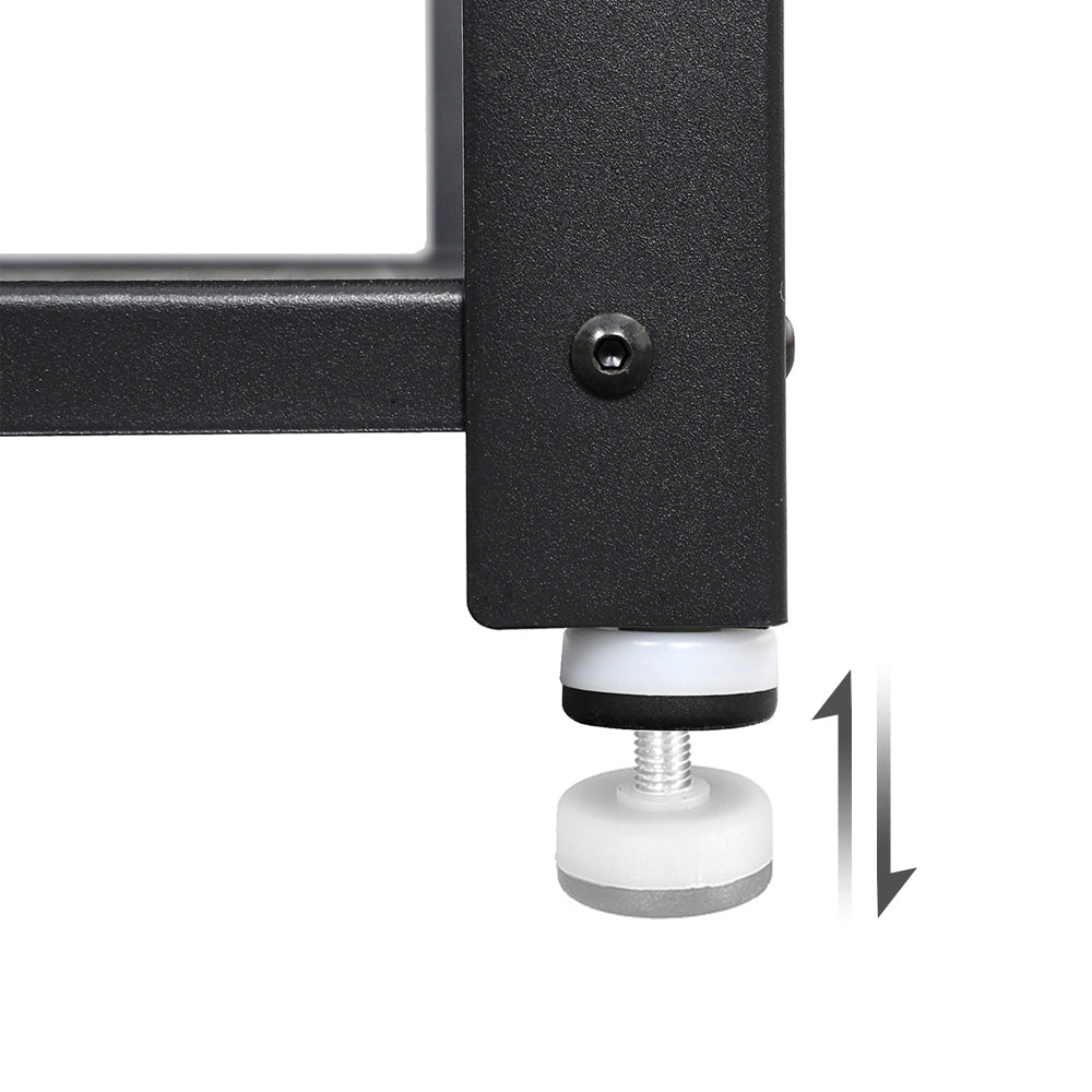 VASAGLE - Bartisch, hoher Schreibtisch, 120 x 60 x 90 cm, Stabiler Stehtisch, Tisch für Cocktails, Metall