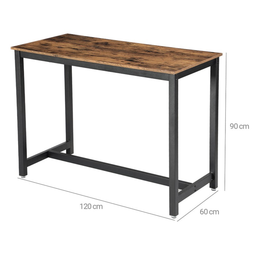 Bartisch, hoher Schreibtisch, 120 x 60 x 90 cm