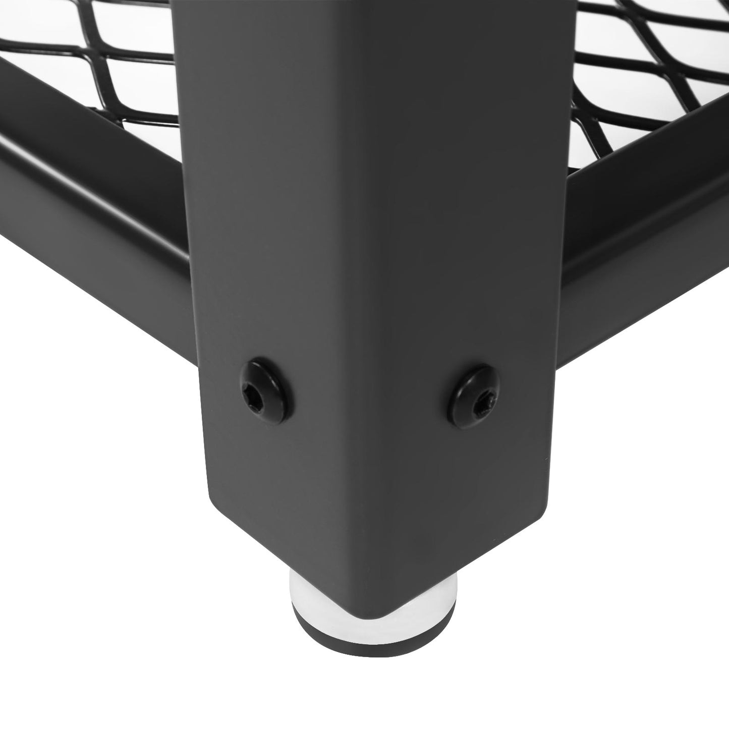 Vasagle - Couchtisch, Wohnzimmertisch, Sofatisch mit großer Ablage, Beistelltisch, stabil, Metallgestell, einfacher Aufbau, Industrie-Design
