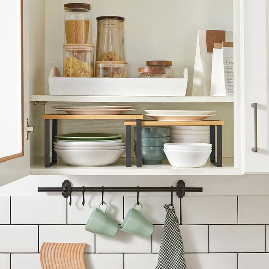 Gewürzregal, 2er Set, Küchenregal, Küchen-Organizer