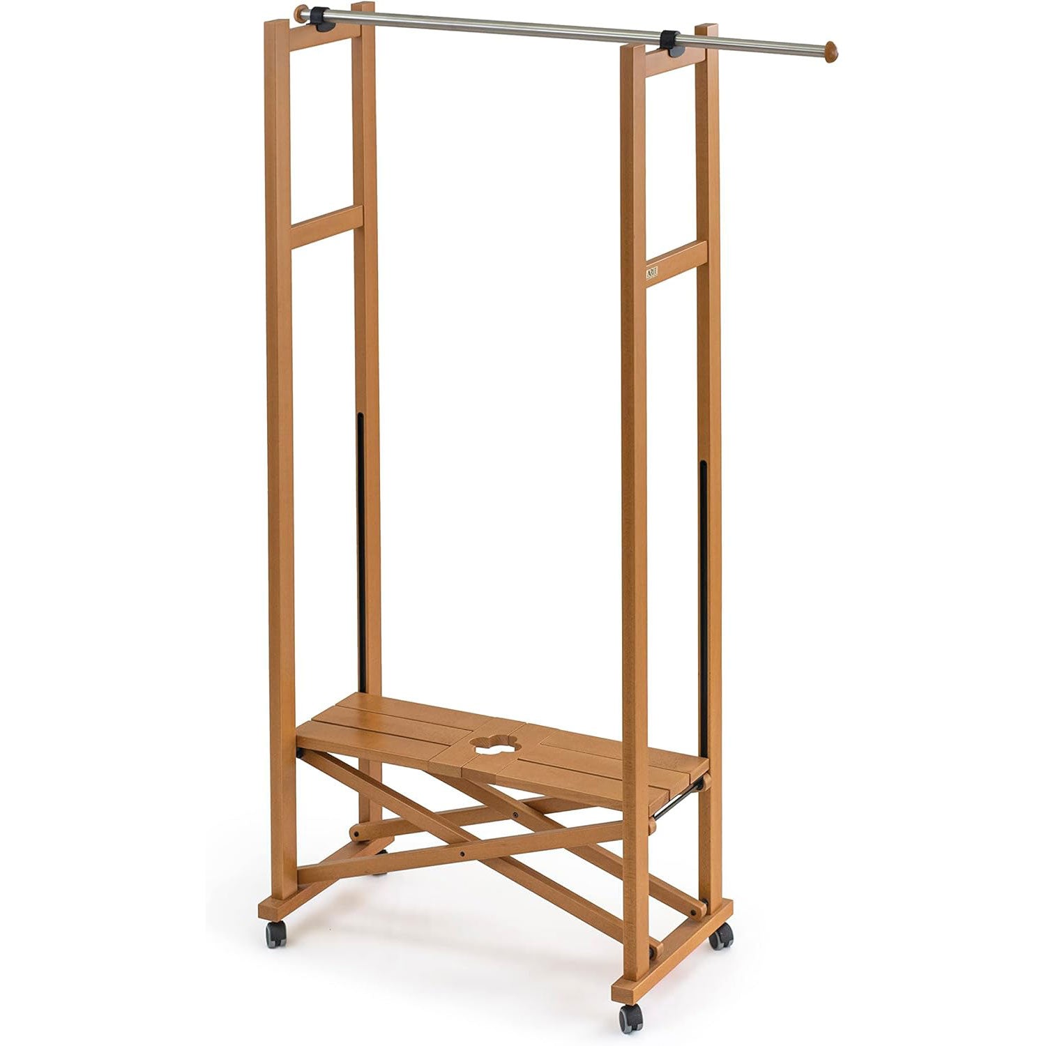 Kleiderständer Holz, Garderobe, Kleiderständer Klappbar, Kleiderstange, ARIT Elios, 6
