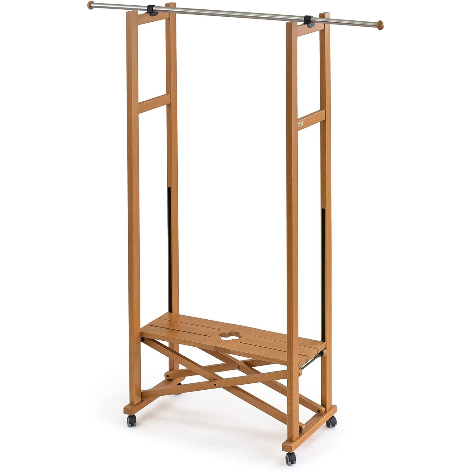 Kleiderständer Holz, Garderobe, Kleiderständer Klappbar, Kleiderstange, ARIT Elios, 7