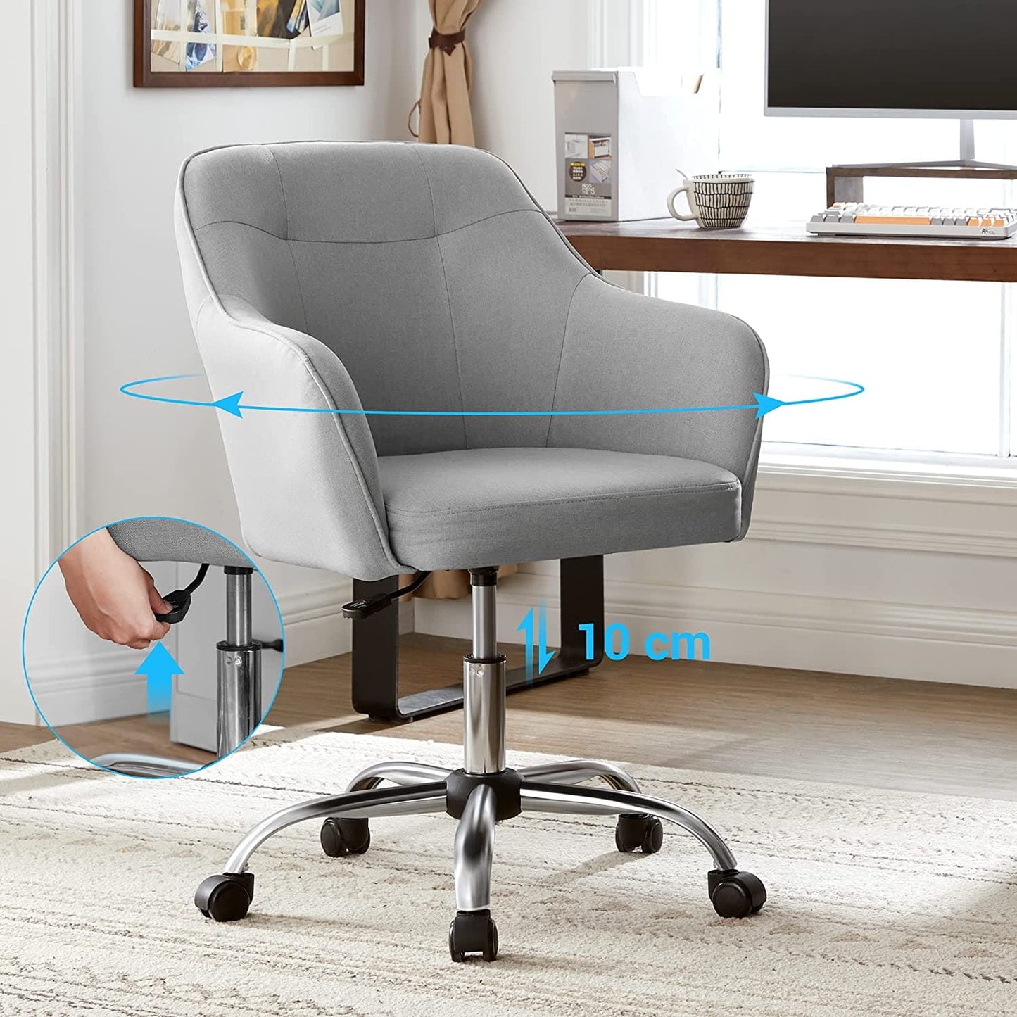 Ergonomischer bürostuhl, bürostühle, bürostuhl ergonomisch - Songmics
