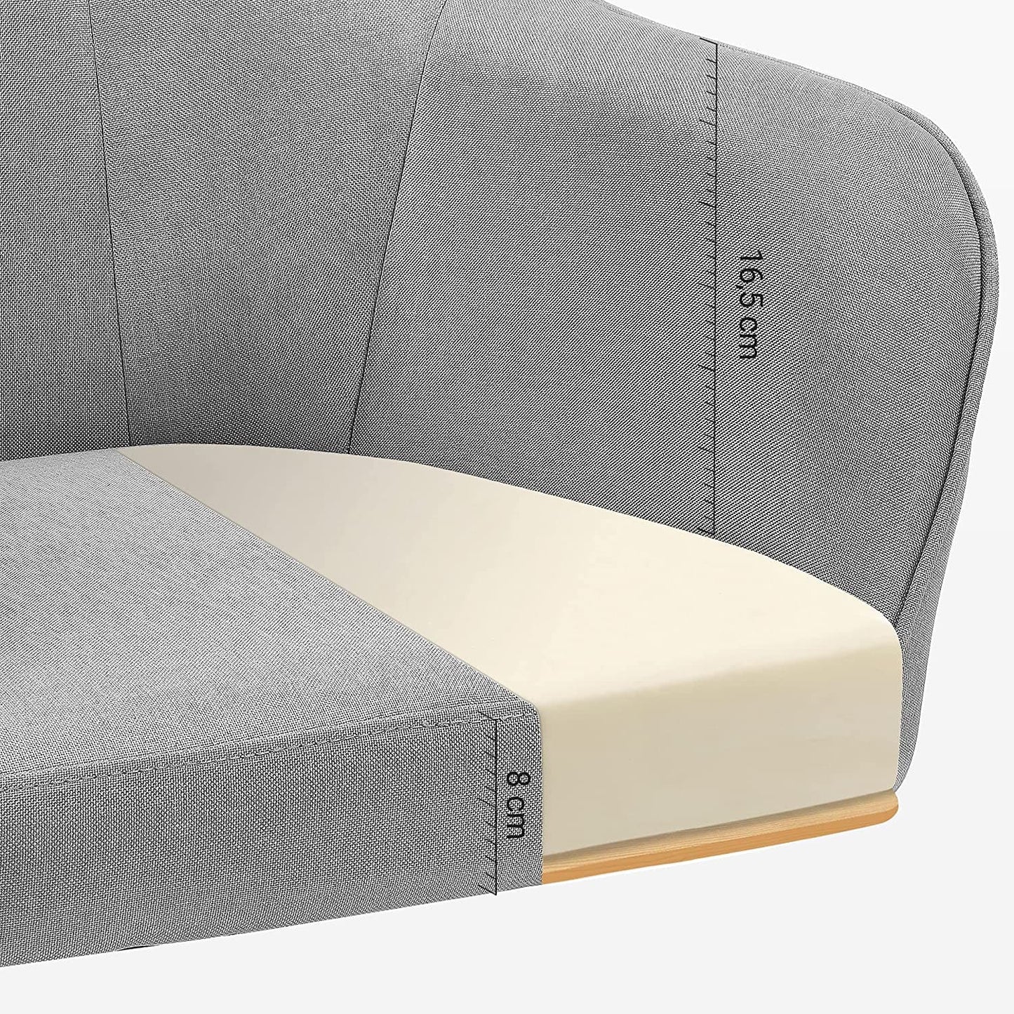 ergonomischer schreibtischstuhl, bürostuhl home office, schreibtischstühle - SONGMICS