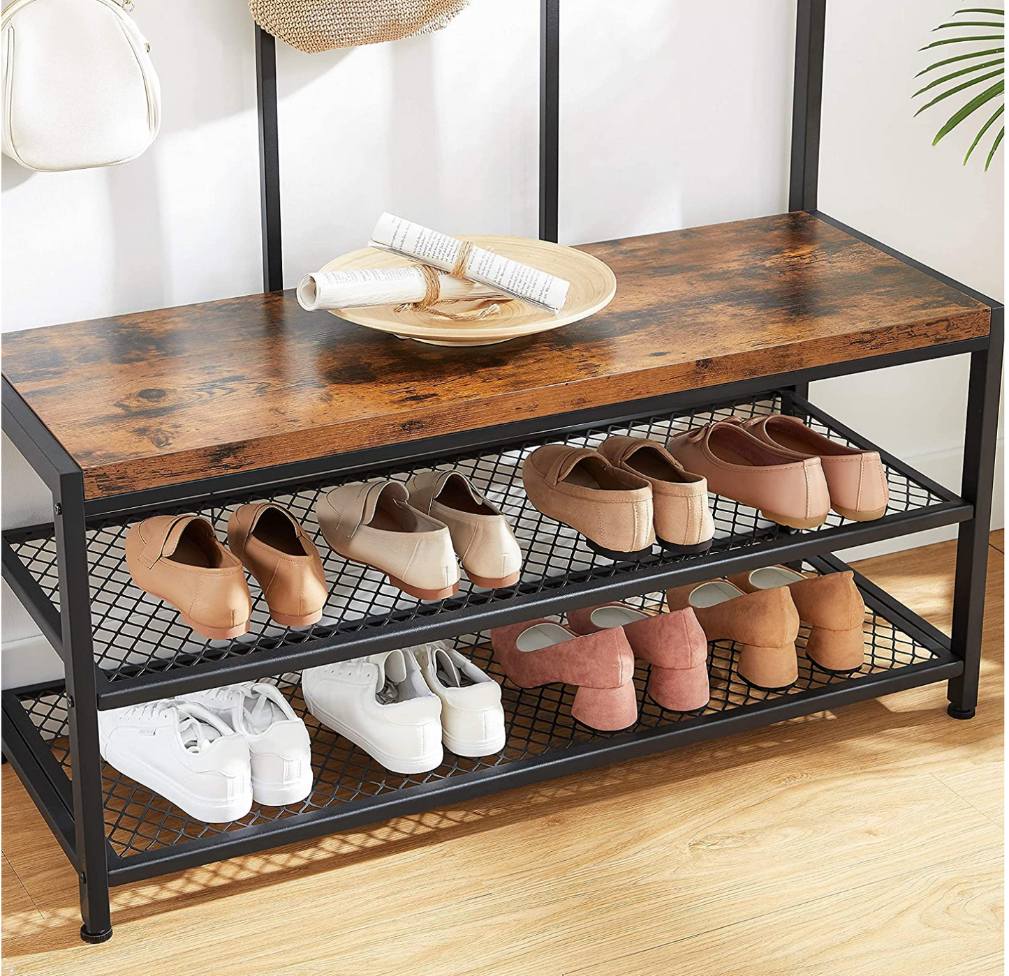 Garderobe mit Sitzbank Modern