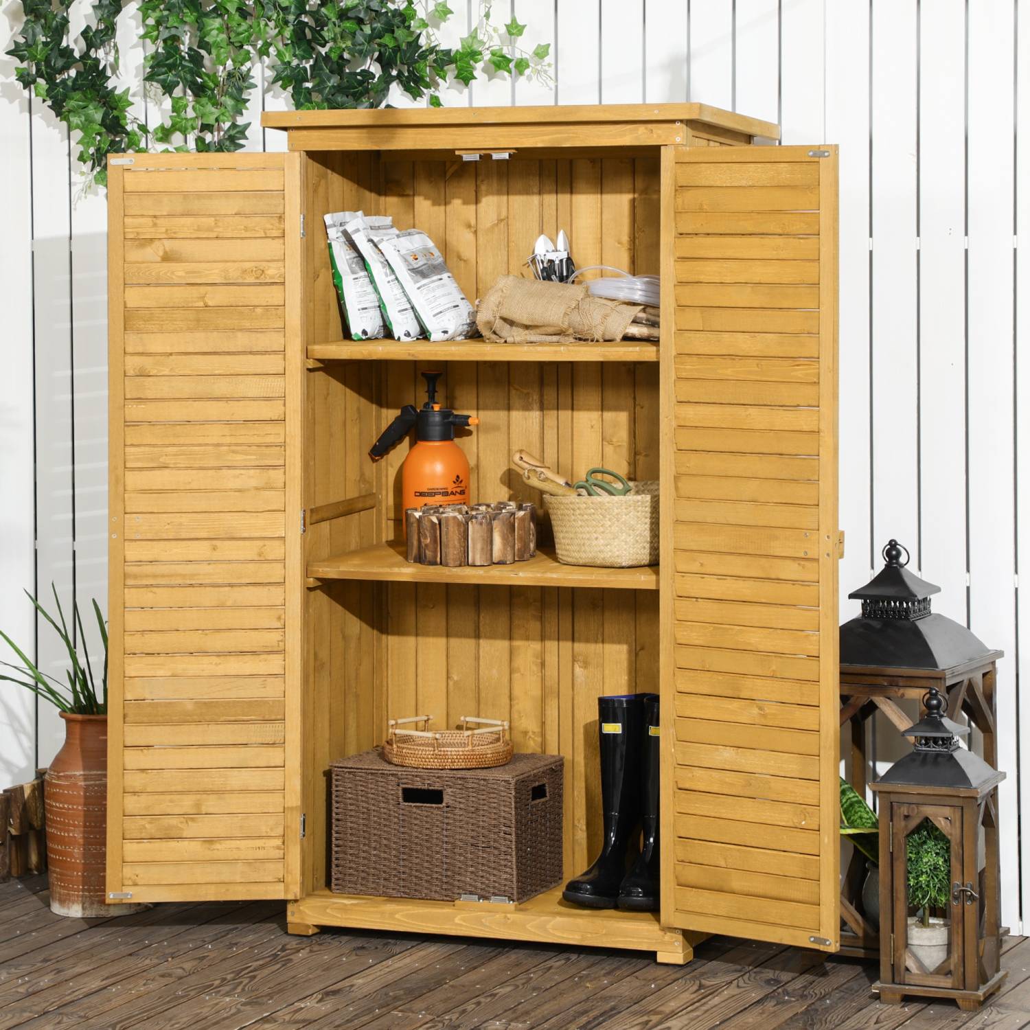 Gartenschrank Wetterfest, Outdoor Schrank Wetterfest, Outdoor-Schrank Wetterfest, Terrassenschrank Wetterfest