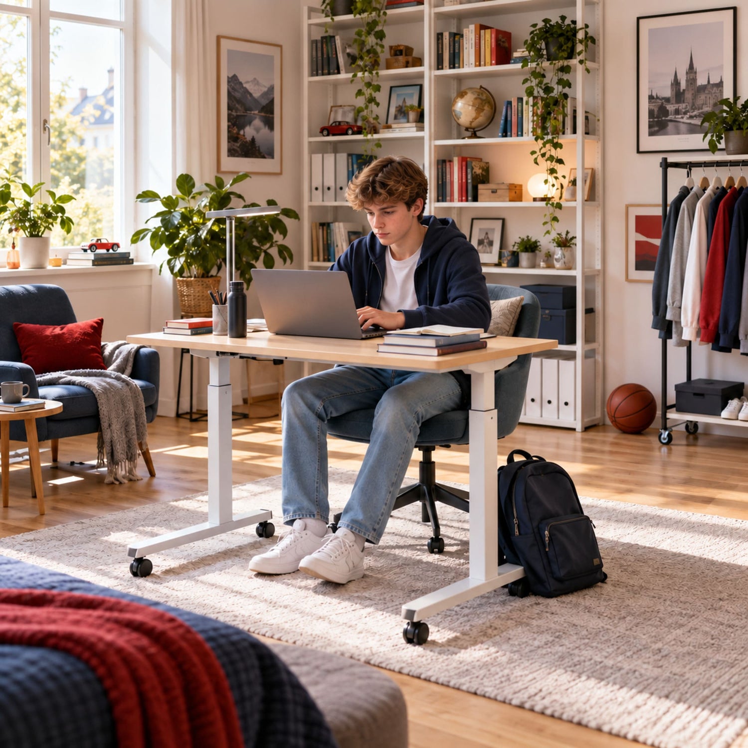 Schulstart – Schreibtische, Sessel und Ordnung
