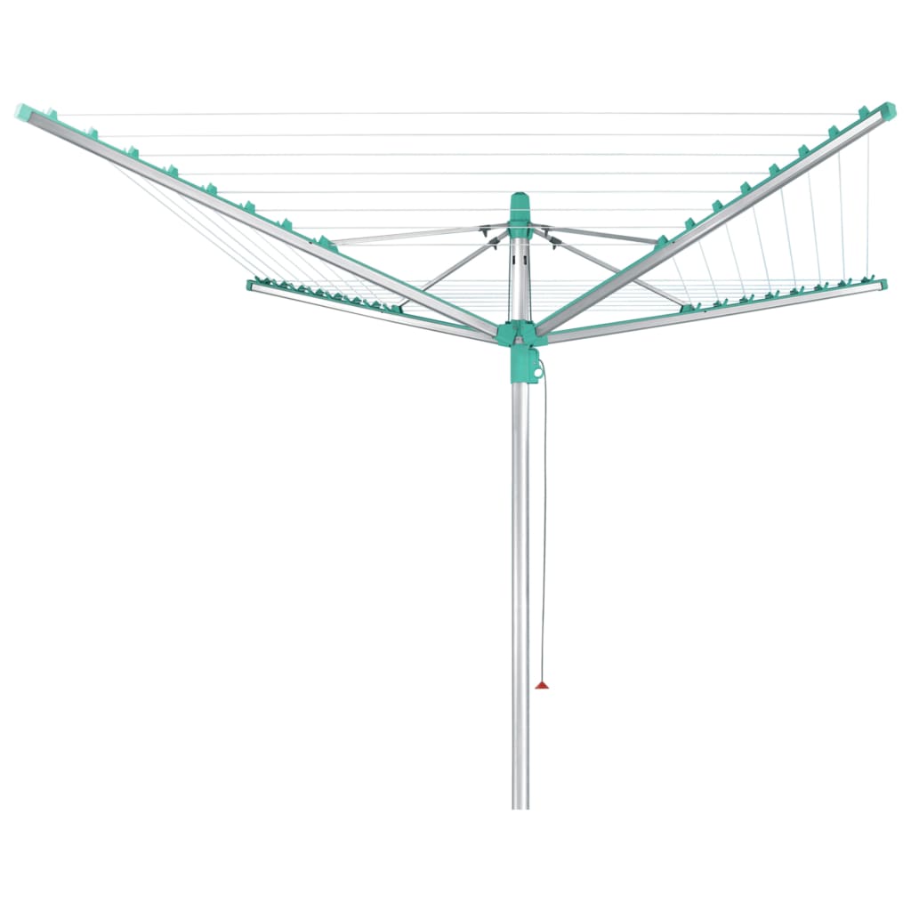 Wäschespinne Linomatic 400, Wäscheständer, Leinenlänge 40m, 15 Wäscheklammer, Aluminium, Easy-Lift-System, Leifheit, 2