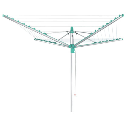 Wäschespinne Linomatic 400, Wäscheständer, Leinenlänge 40m, 15 Wäscheklammer, Aluminium, Easy-Lift-System, Leifheit, 2