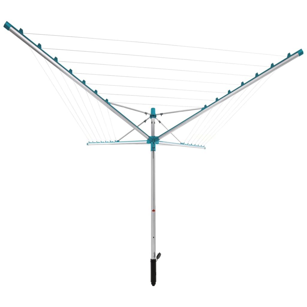 Wäschespinne Linomatic 400, Wäscheständer, Leinenlänge 40m, 15 Wäscheklammer, Aluminium, Easy-Lift-System, Leifheit, 7