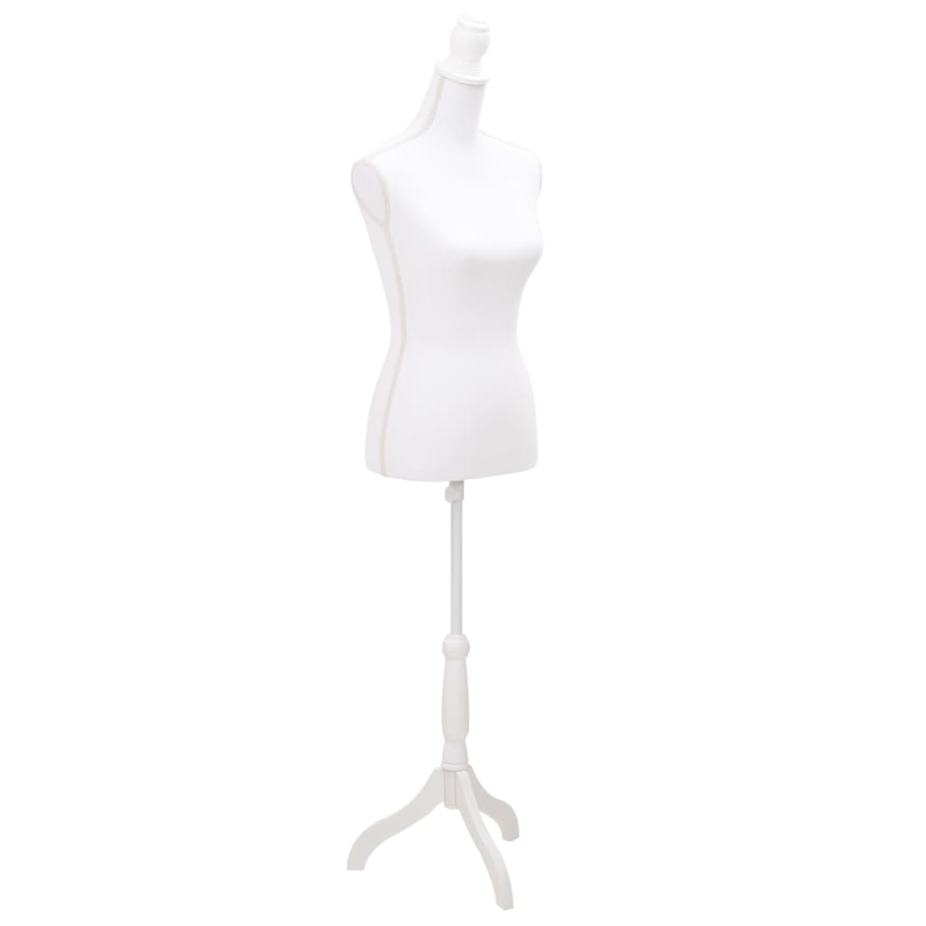 Damenbüste Schneiderpuppe Torso Weiß, vidaXL, 1
