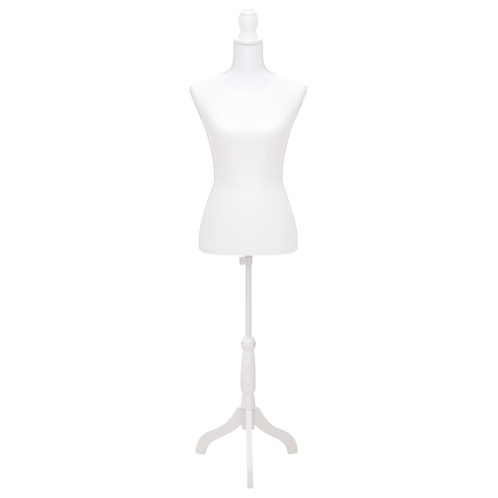 Damenbüste Schneiderpuppe Torso Weiß, vidaXL, 2