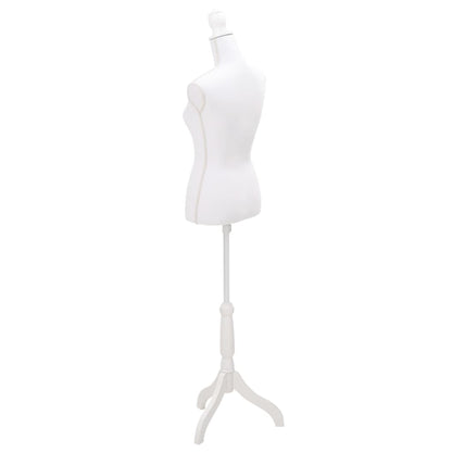 Damenbüste Schneiderpuppe Torso Weiß, vidaXL, 4